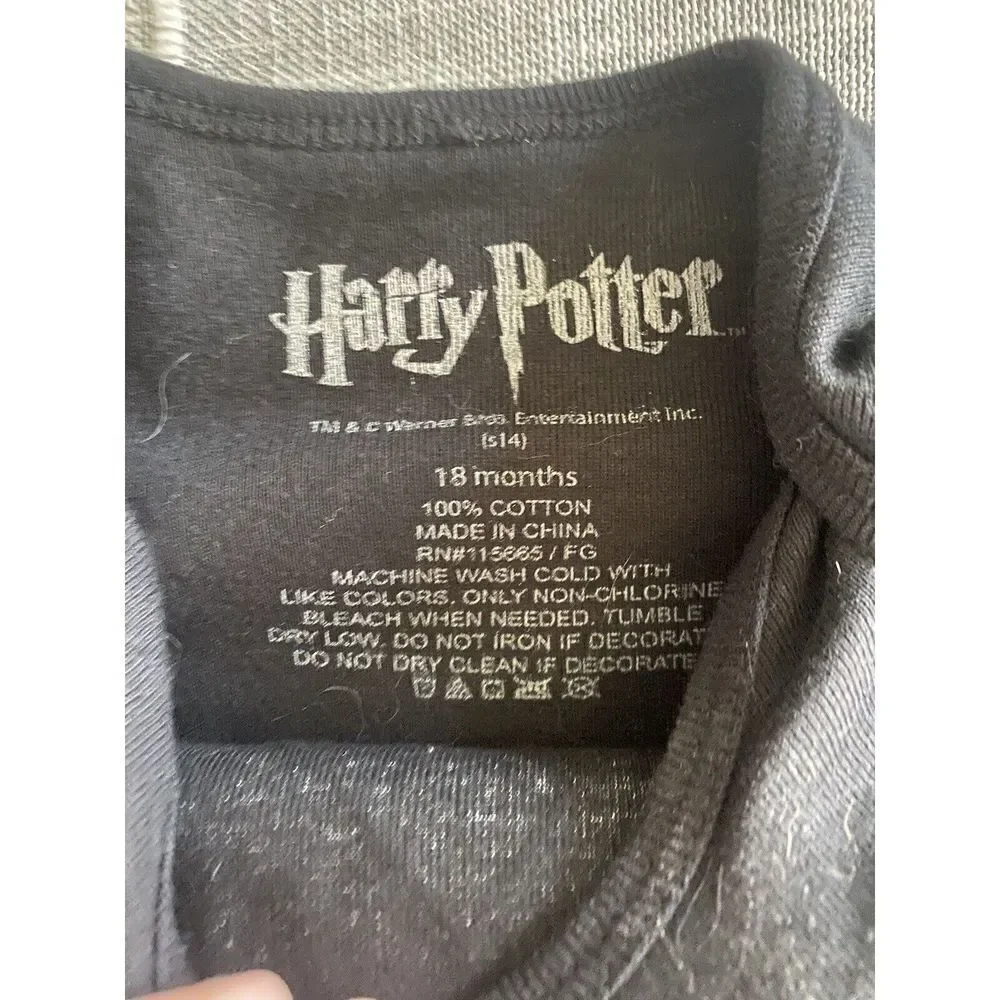 Harry Potter Gryffindor Infant One Piece Body Suit SIZE 18 MONTH Halloween